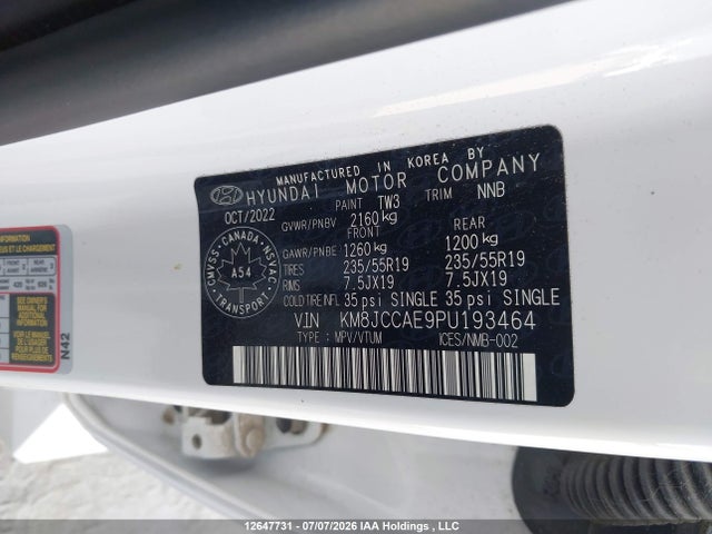 Hyundai Tucson N Line Awd 2023 KM8JCCAE9PU193464 Image 9
