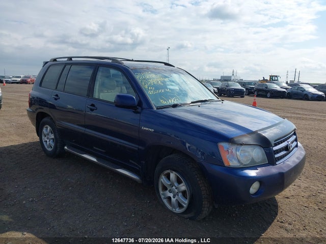 Продаж на аукціоні авто 2003 Toyota Highlander Limited, vin: JTEHF21A830151706, номер лоту: 12647736