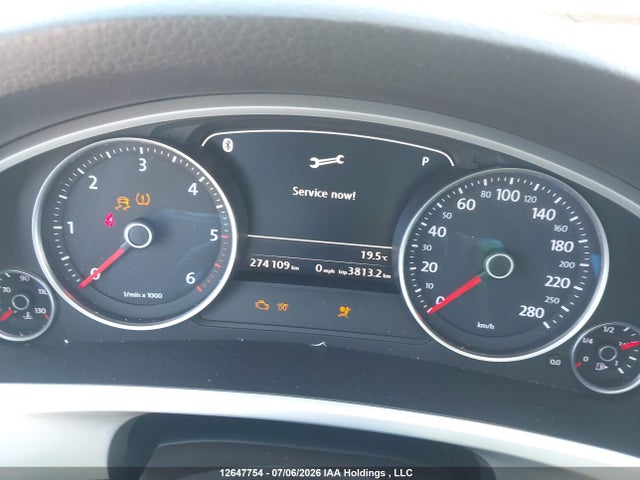 12647754 :رقم المزاد ، WVGDK9BP7CD007305 vin ، 2012 Volkswagen Touareg Tdi مزاد بيع