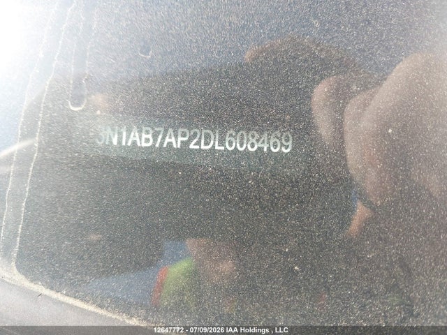 2013 Nissan Sentra S მანქანა იყიდება აუქციონზე, vin: 3N1AB7AP2DL608469, აუქციონის ნომერი: 12647772