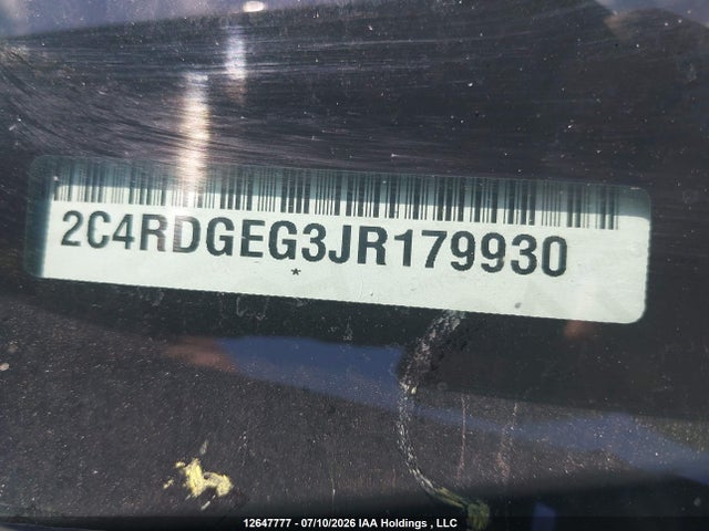 Dodge Grand Caravan Gt 2018 2C4RDGEG3JR179930 Image 19
