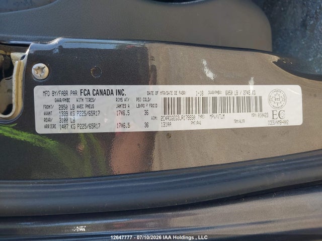 Dodge Grand Caravan Gt 2018 2C4RDGEG3JR179930 Image 9