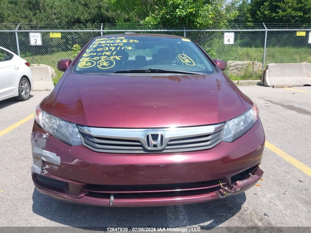 Aukcja sprzedaży 2012 Honda Civic Ex, vin: 2HGFB2F5XCH039117, numer aukcji: 12647830