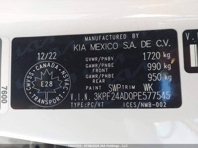 KIA FORTE LX 2023 3KPF24AD0PE577545 Image 18