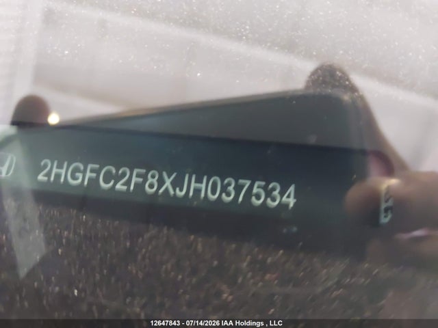 Honda Civic 2018 2HGFC2F8XJH037534 Image 19