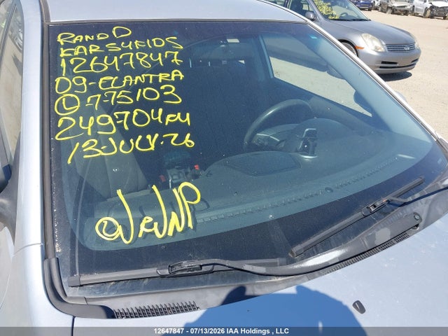 Aukcja sprzedaży 2009 Hyundai Elantra, vin: KMHDU45D09U775103, numer aukcji: 12647847