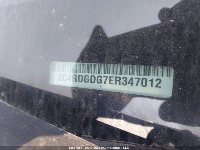 Продаж на аукціоні авто 2014 Dodge Grand Caravan, vin: 2C4RDGDG7ER347012, номер лоту: 12647857