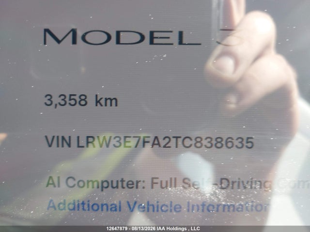 Tesla MODEL 3 2026 LRW3E7FA2TC838635 Image 15