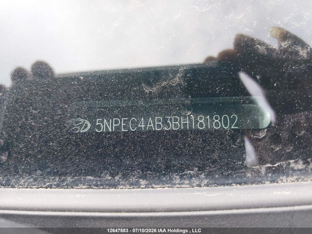Продаж на аукціоні авто 2011 Hyundai Sonata Se/limited, vin: 5NPEC4AB3BH181802, номер лоту: 12647883