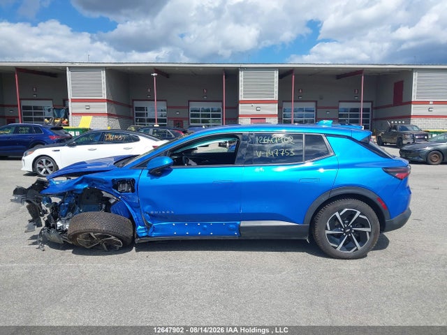 2025 Chevrolet Equinox Ev Lt მანქანა იყიდება აუქციონზე, vin: 3GN7DLRP4SS147753, აუქციონის ნომერი: 12647902