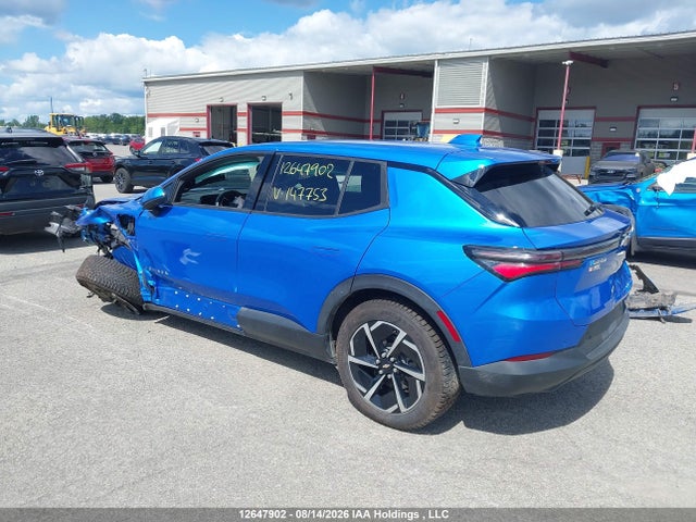 2025 Chevrolet Equinox Ev Lt მანქანა იყიდება აუქციონზე, vin: 3GN7DLRP4SS147753, აუქციონის ნომერი: 12647902
