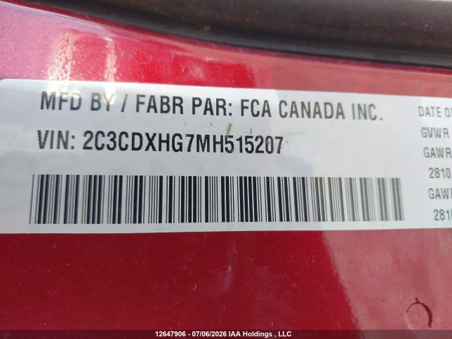 Dodge CHARGER GT 2021 2C3CDXHG7MH515207 Image 19