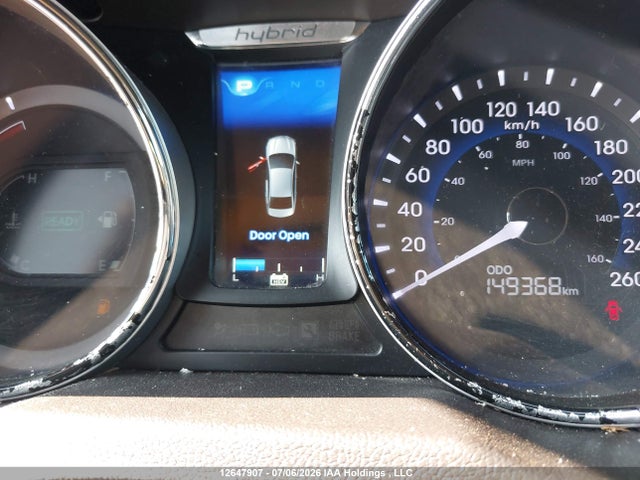 12647907 :رقم المزاد ، KMHEC4A45DA070837 vin ، 2013 Hyundai Sonata Hybrid Limited مزاد بيع