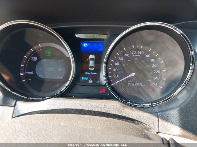 12647907 :رقم المزاد ، KMHEC4A45DA070837 vin ، 2013 Hyundai Sonata Hybrid Limited مزاد بيع