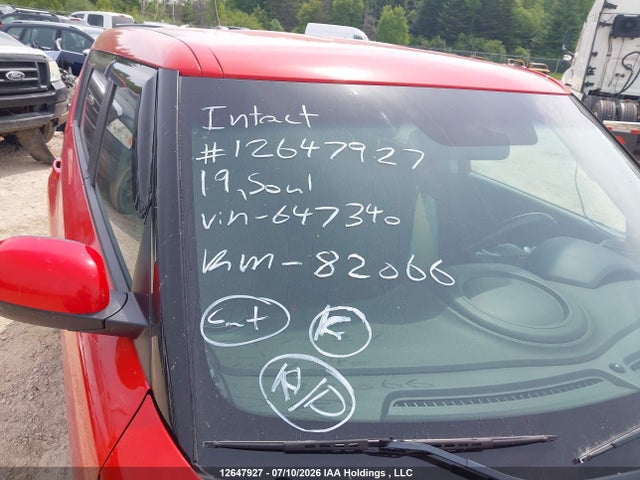 Продаж на аукціоні авто 2019 Kia Soul +, vin: KNDJP3A55K7647340, номер лоту: 12647927