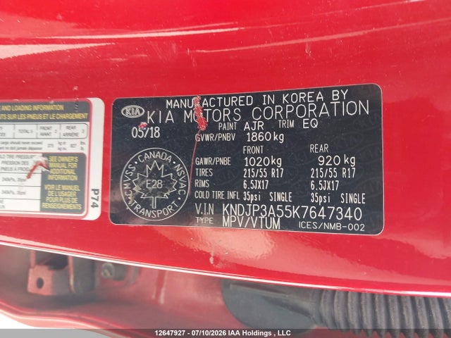 Продаж на аукціоні авто 2019 Kia Soul +, vin: KNDJP3A55K7647340, номер лоту: 12647927