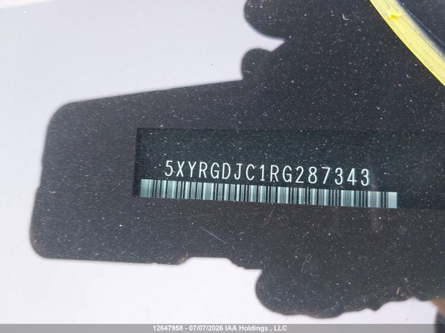 12647958 :رقم المزاد ، 5XYRGDJC1RG287343 vin ، 2024 Kia Sorento Lx مزاد بيع