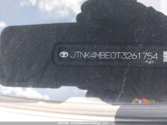 JTNK4MBE0T3261754 Toyota Corolla N