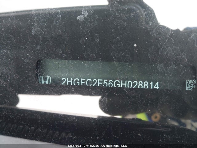 Honda Civic Lx 2016 2HGFC2F56GH028814 Image 19