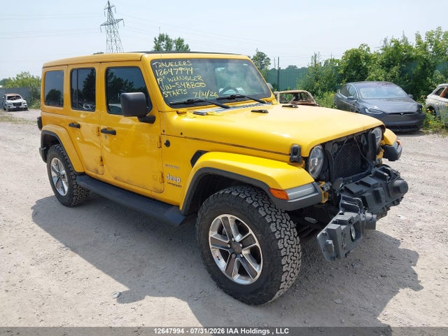 Auction sale of the 2019 Jeep Wrangler Unlimited Sahara, vin: 1C4HJXEGXKW548800, lot number: 12647994