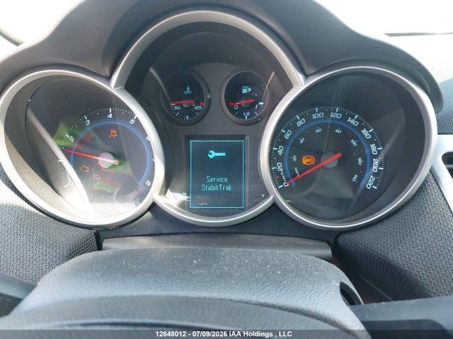 2012 Chevrolet Cruze Lt Turbo მანქანა იყიდება აუქციონზე, vin: 1G1PG5SC6C7392890, აუქციონის ნომერი: 12648012