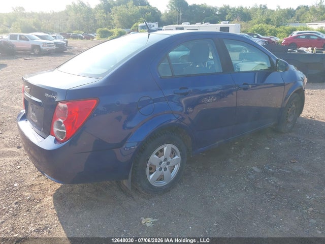 Aukcja sprzedaży 2013 Chevrolet Sonic Ls Auto, vin: 1G1JA5EH4D4251771, numer aukcji: 12648030