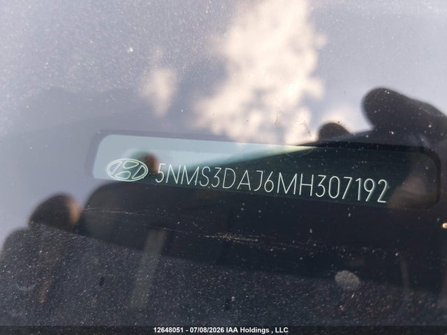 Hyundai Santa Fe Sel 2021 5NMS3DAJ6MH307192 Image 19