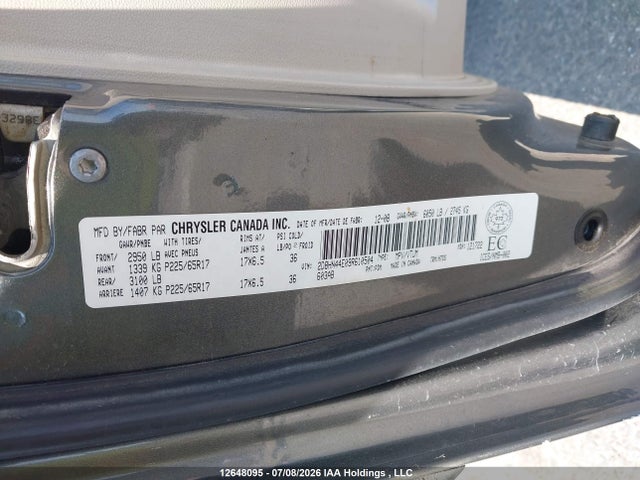 12648095 :رقم المزاد ، 2D8HN44E09R610504 vin ، 2009 Dodge Grand Caravan Se مزاد بيع
