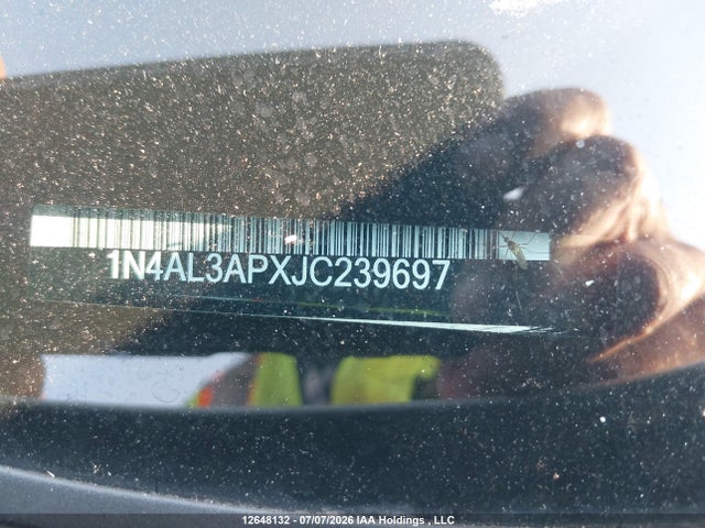 1N4AL3APXJC239697 Nissan Altima 2.5 S/2.5 Sl Tech/2.5 Sv