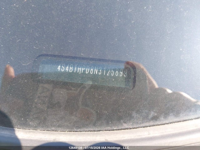 2022 Subaru Legacy Outback მანქანა იყიდება აუქციონზე, vin: 4S4BTHPD8N3125899, აუქციონის ნომერი: 12648138