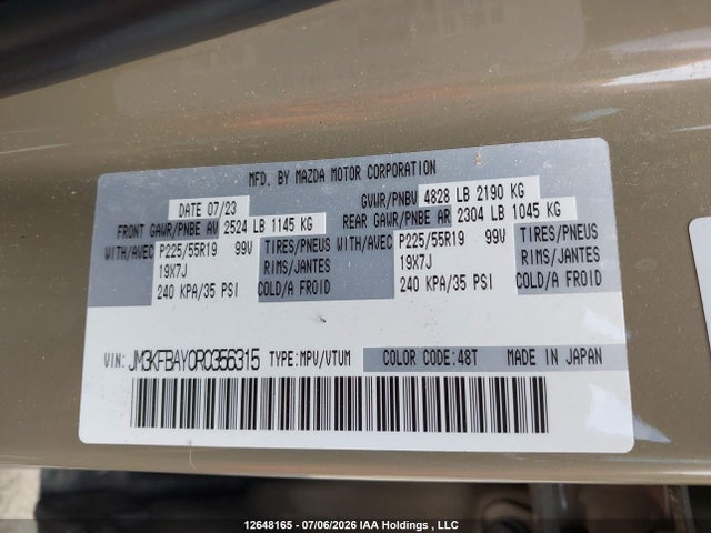 Mazda CX-5 2024 JM3KFBAY0R0356315 Image 9