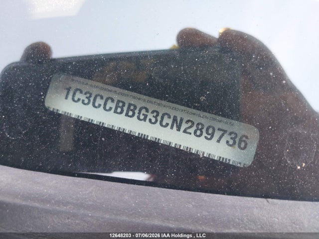 2012 Chrysler 200 Touring მანქანა იყიდება აუქციონზე, vin: 1C3CCBBG3CN289736, აუქციონის ნომერი: 12648203