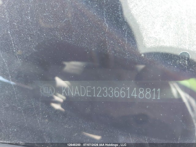 12648250 :رقم المزاد ، KNADE123366148811 vin ، 2006 Kia Rio Ex مزاد بيع