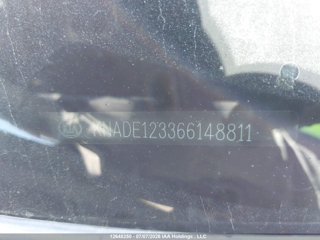 12648250 :رقم المزاد ، KNADE123366148811 vin ، 2006 Kia Rio Ex مزاد بيع