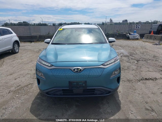 12648270 :رقم المزاد ، KM8K23AG5LU096698 vin ، 2020 Hyundai Kona Electric Preferred With Two-tone Roof مزاد بيع