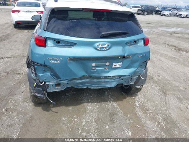 12648270 :رقم المزاد ، KM8K23AG5LU096698 vin ، 2020 Hyundai Kona Electric Preferred With Two-tone Roof مزاد بيع