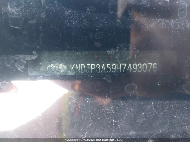 12648288 :رقم المزاد ، KNDJP3A59H7493076 vin ، 2017 Kia Soul Ex/ex Premium/ex Tech/ex+ مزاد بيع