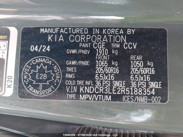 KIA NIRO EX 2024 KNDCR3LE2R5188354 Image 9