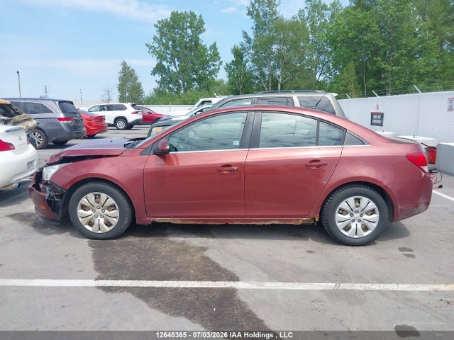 12648365 :رقم المزاد ، 1G1PF5SC2C7292451 vin ، 2012 Chevrolet Cruze Lt مزاد بيع