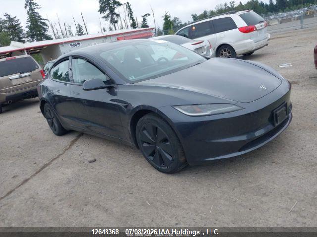 12648368 :رقم المزاد ، LRW3E7FAXRC276444 vin ، 2024 Tesla Model 3 Rwd مزاد بيع