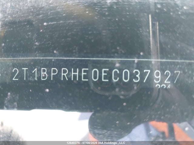 2T1BPRHE0EC037927 Toyota Corolla Eco/eco Plus/eco Premium