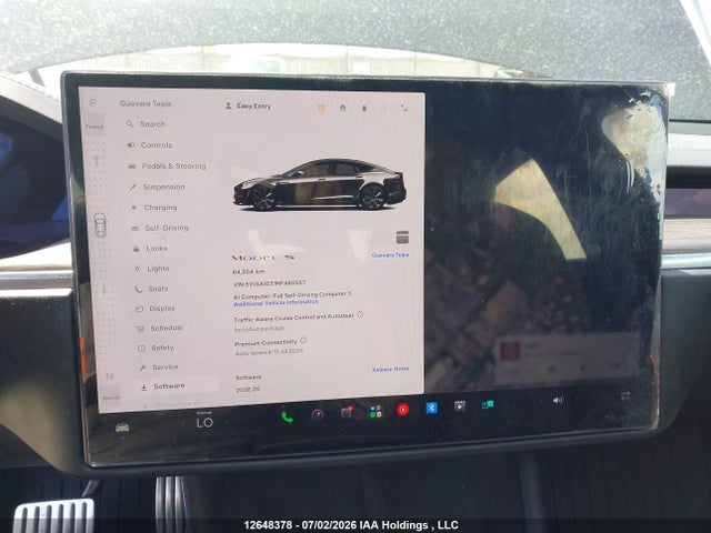 Tesla MODEL S 2022 5YJSA1E51NF480557 Image 6