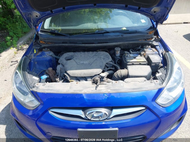 Продаж на аукціоні авто 2012 Hyundai Accent Gls/gs, vin: KMHCT5AEXCU006201, номер лоту: 12648393