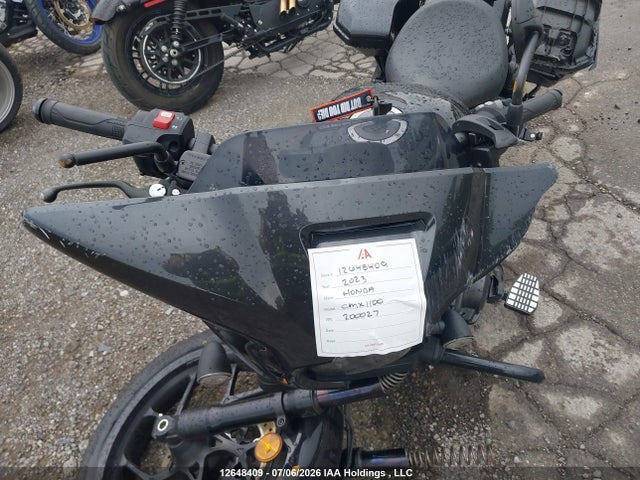 2023 Honda Cmx1100 Dt მანქანა იყიდება აუქციონზე, vin: JH2SC83F4PK200027, აუქციონის ნომერი: 12648409