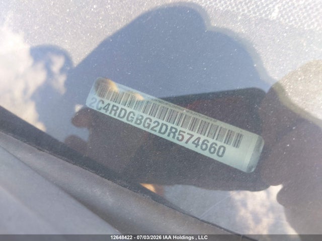 2013 Dodge Grand Caravan Se/sxt მანქანა იყიდება აუქციონზე, vin: 2C4RDGBG2DR574660, აუქციონის ნომერი: 12648422