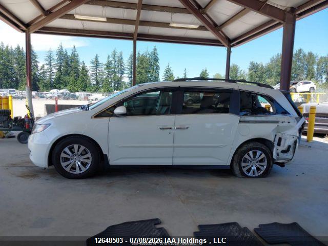 12648503 :رقم المزاد ، 5FNRL5H68GB512430 vin ، 2016 Honda Odyssey Exl مزاد بيع