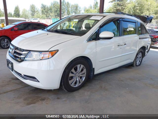12648503 :رقم المزاد ، 5FNRL5H68GB512430 vin ، 2016 Honda Odyssey Exl مزاد بيع