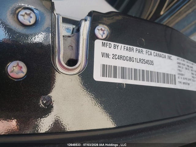 2C4RDGBG1LR254535 Dodge Grand Caravan Se