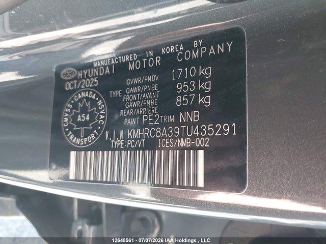 KMHRC8A39TU435291 Hyundai Venue Sel