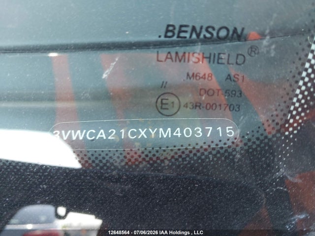Продаж на аукціоні авто 2000 Volkswagen New Beetle Gls, vin: 3VWCA21CXYM403715, номер лоту: 12648564